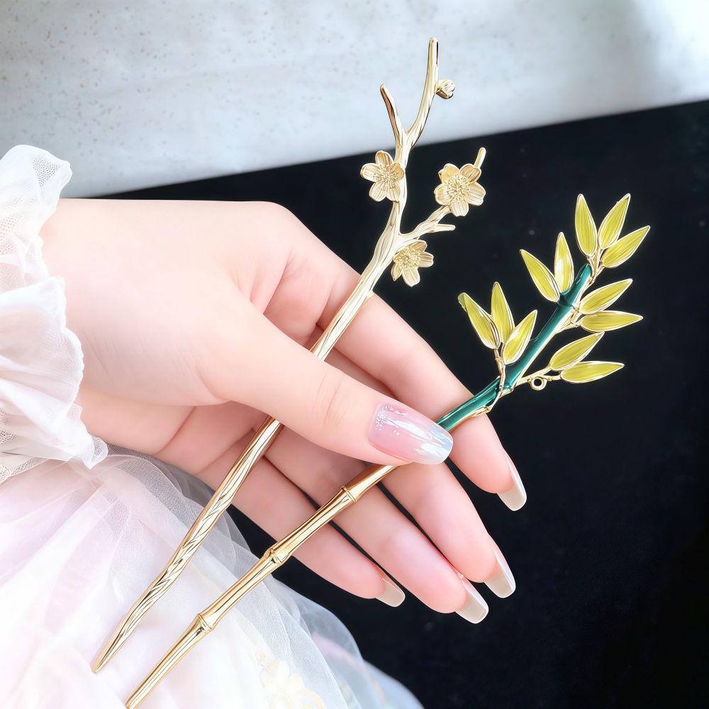 Enamel Alloy Hairpin For Women - огляд і ціна Hanbok Hair Pin