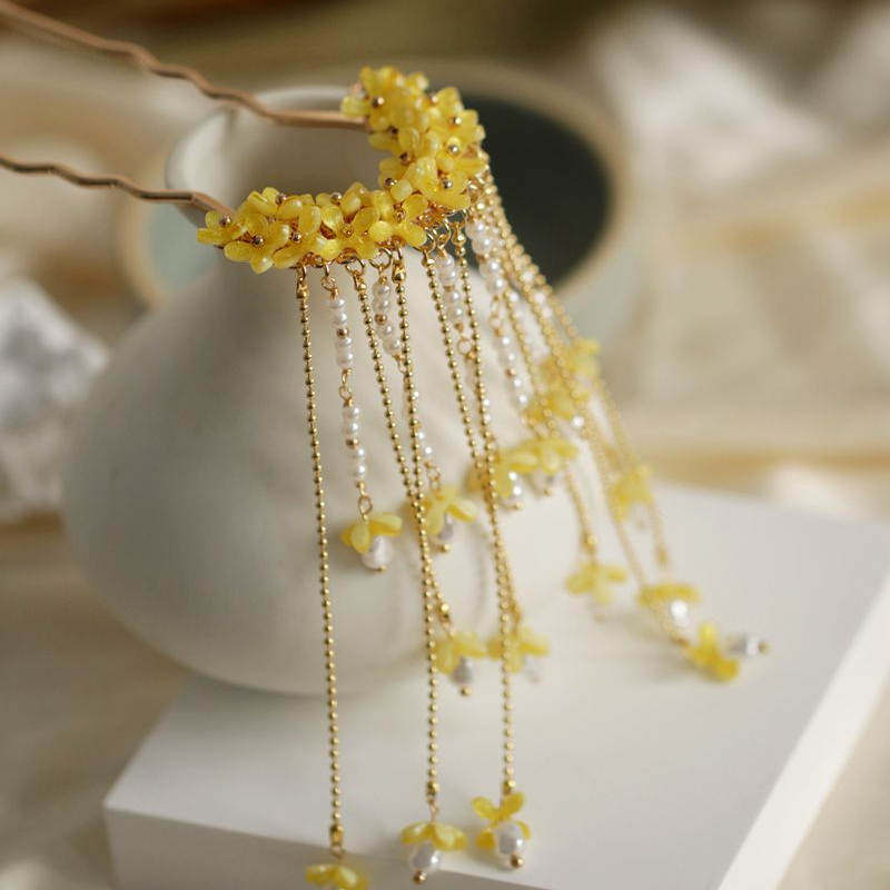Ancient Style Osmanthus Hairpi - огляд і ціна Hanbok Hair Pin