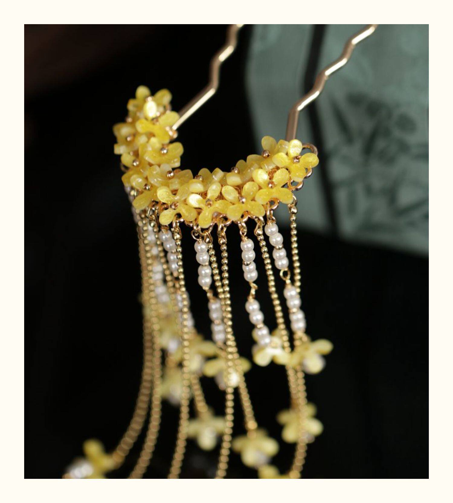 Ancient Style Osmanthus Hairpi - огляд і ціна Hanbok Hair Pin