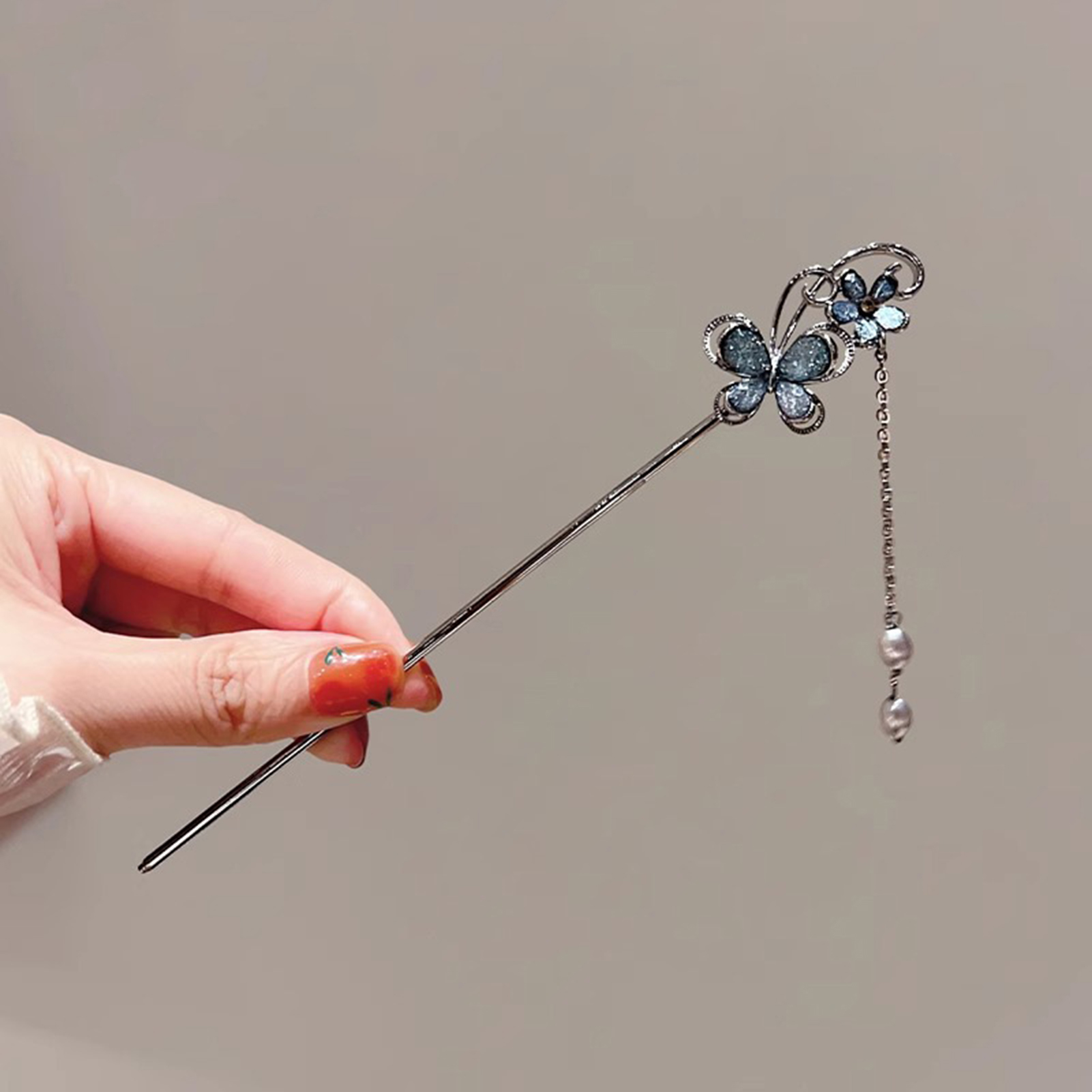Butterfly Tassel Hairpin Hair  - огляд і ціна Hanbok Hair Pin