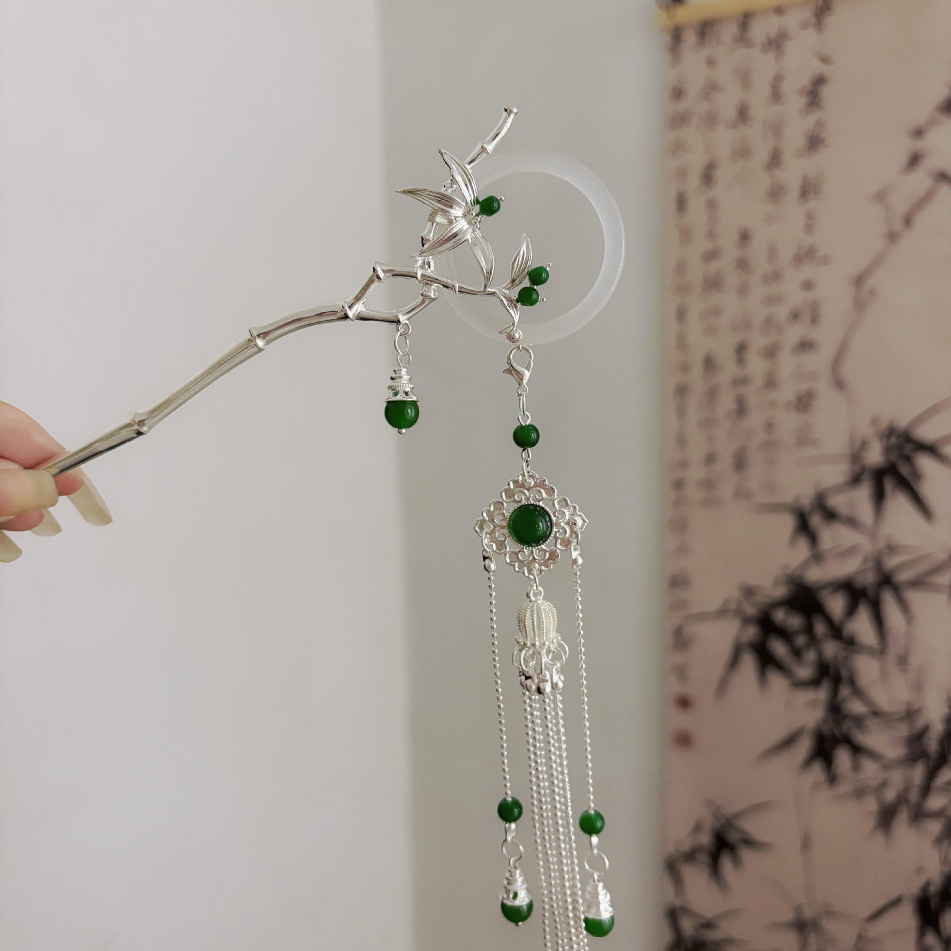 Chinese Style Hair Stick Bambo - огляд і ціна Hanbok Hair Pin