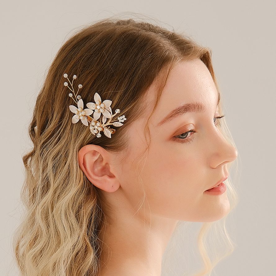 Handmade Pearl Flower Hair Cli - огляд і ціна Hanbok Hair Pin