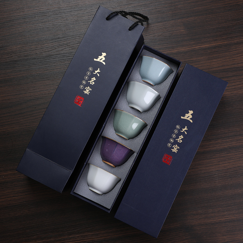 Five Famous Kilns 5 Cups Tea S - огляд і ціна Celadon Ceramic Cup