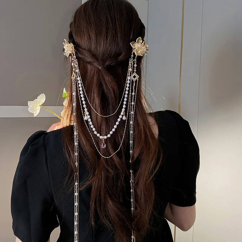 New Chinese Style Rhinestones  - огляд і ціна Hanbok Hair Pin