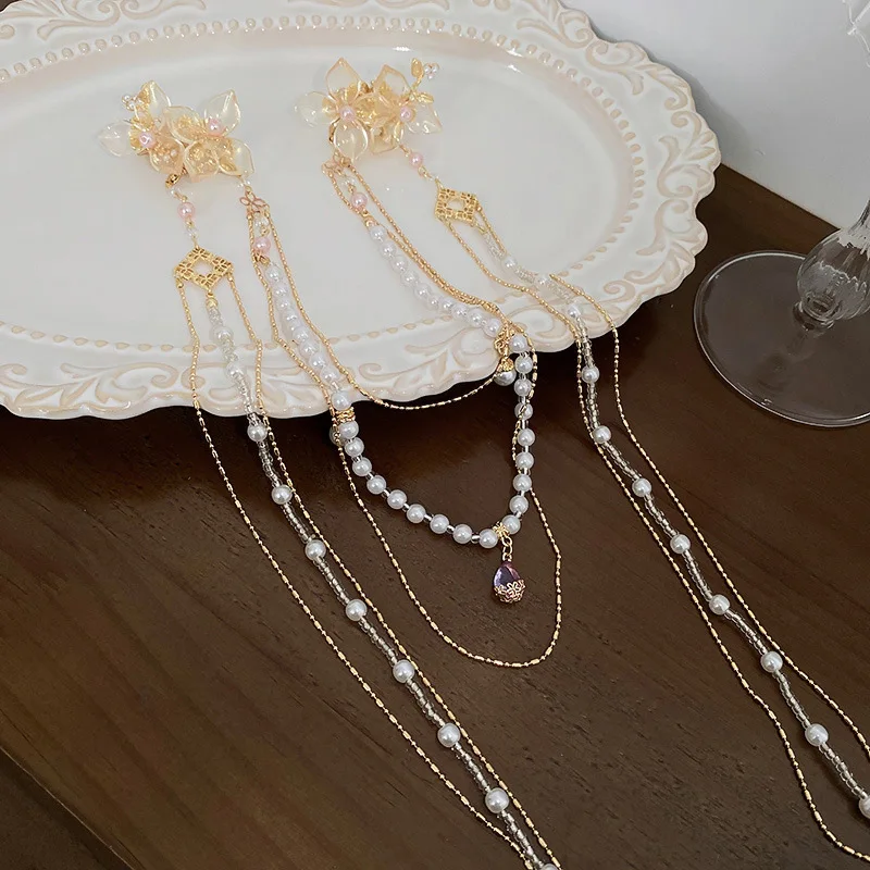 New Chinese Style Rhinestones  - огляд і ціна Hanbok Hair Pin