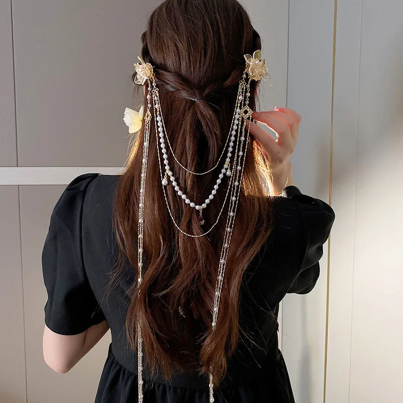 New Chinese Style Rhinestones  - огляд і ціна Hanbok Hair Pin
